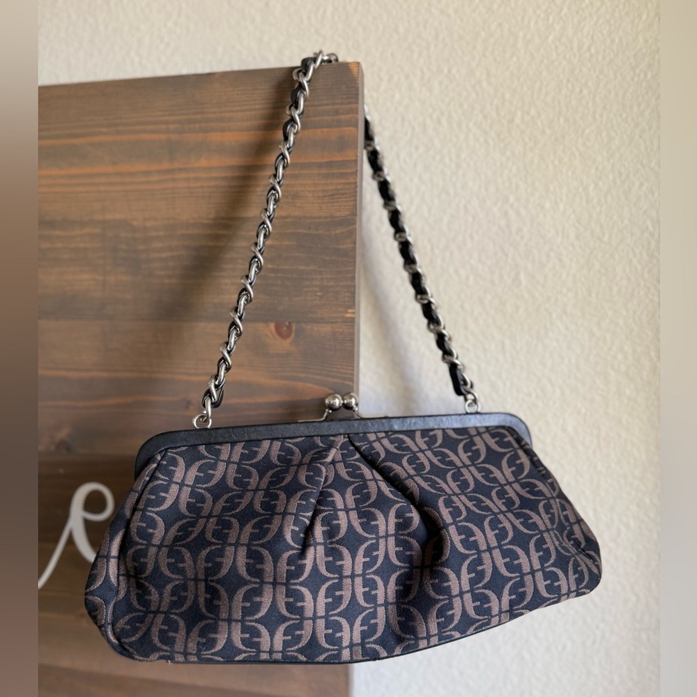 FOSSIL Vintage Monogram Evening Handbag